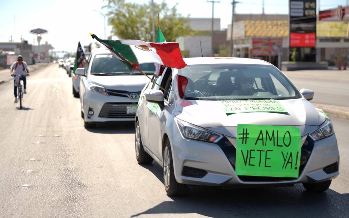 Caravana Anti AMLO recorre Torre n El Sol de la Laguna